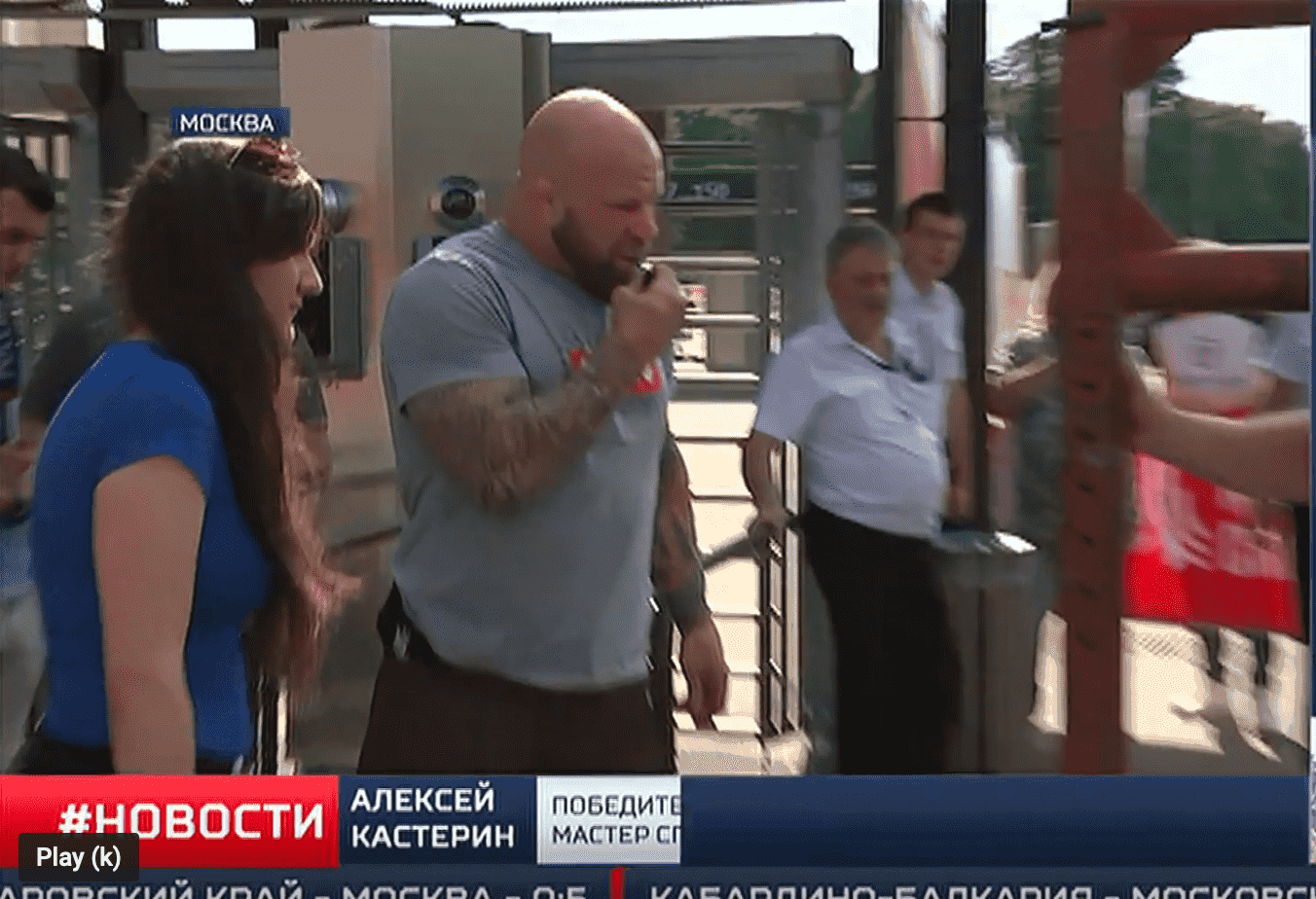 МАТЧ ТВ. Strongmen Battle. Джефф Монсон